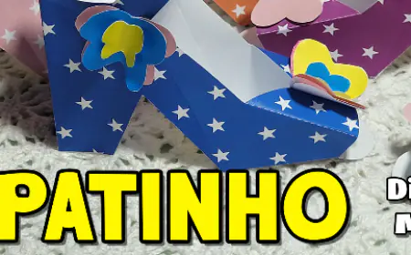 Sapatinho para o Dia das Mães