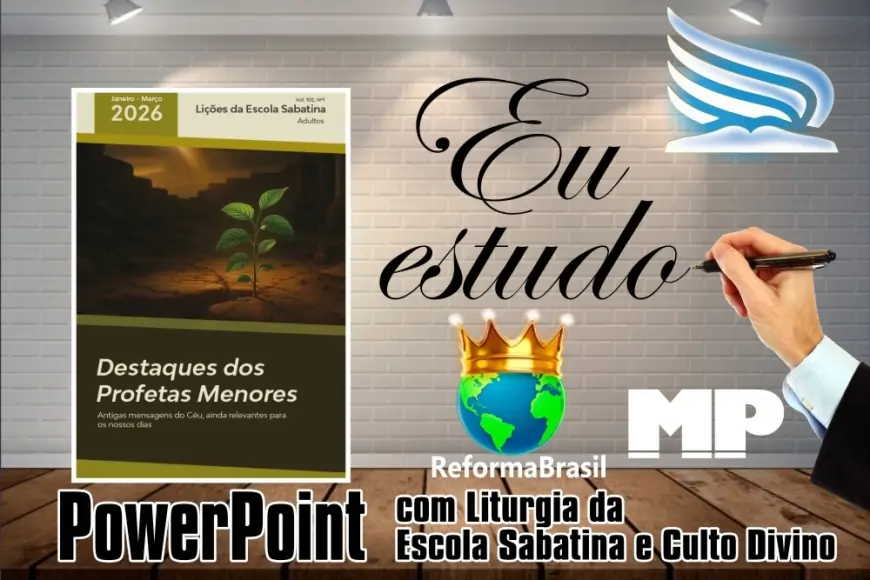 Lições do 1º Trimestre de 2026 (em PowerPoint)