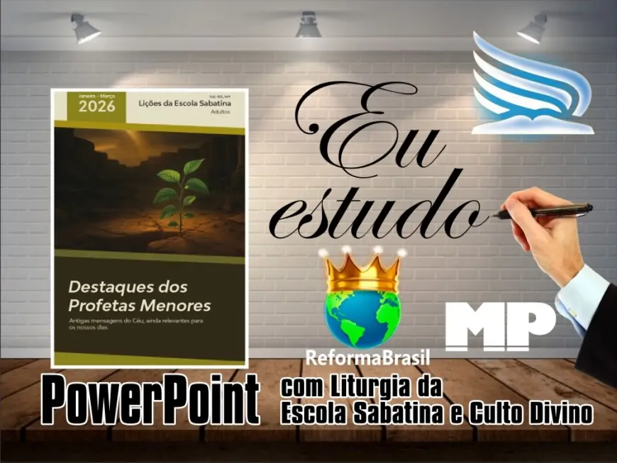 Lições do 1º Trimestre de 2026 (em PowerPoint)